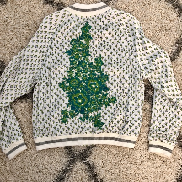 Tiny Editions for Anthropologie Silk Track Jacket - Picture 2 of 6